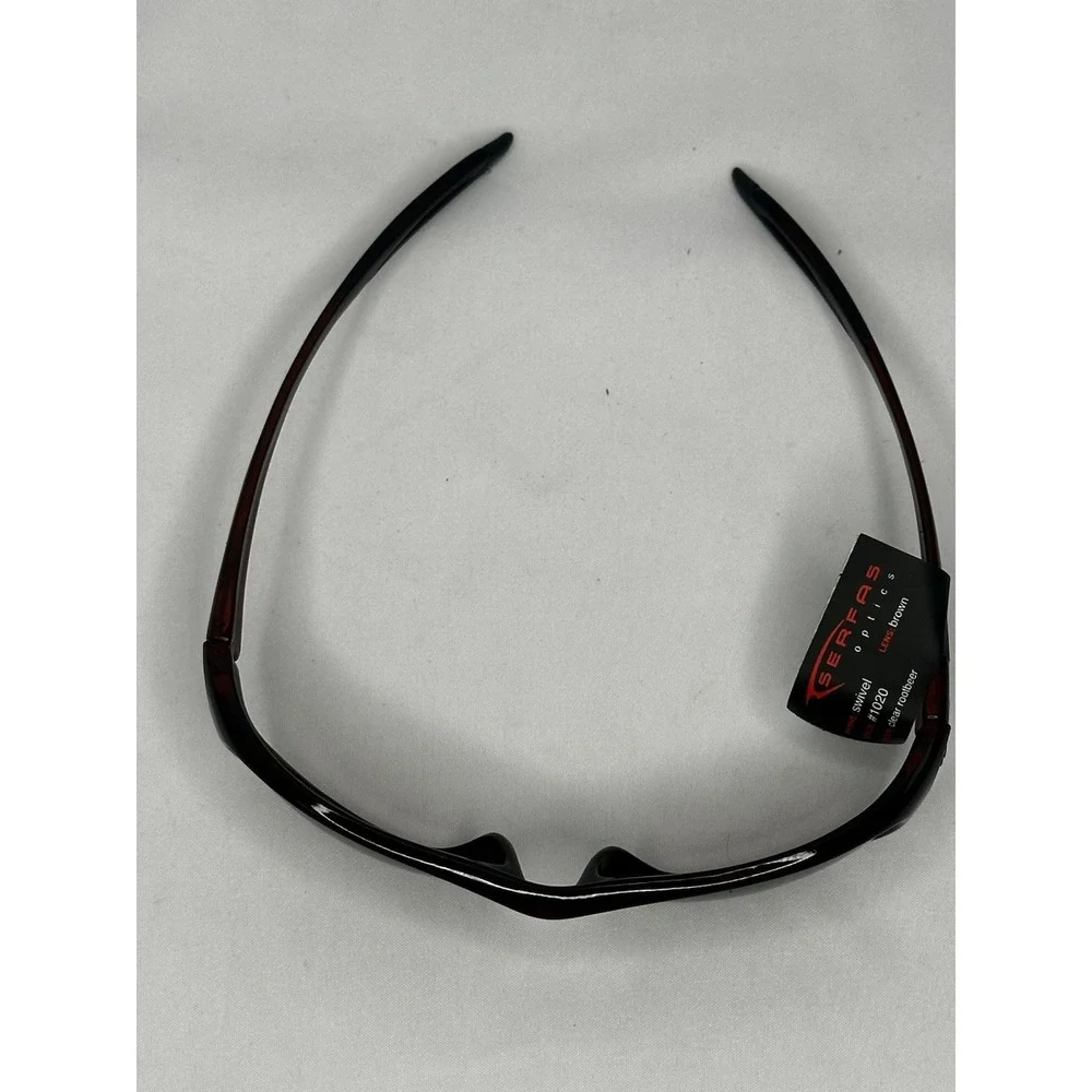 Serfas Optics Swivel Cycling Sunglasses Brown Lenses Vintage Color: Rootbeer